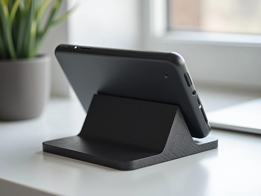 Carbon Fiber Elite Stand with matte black finish